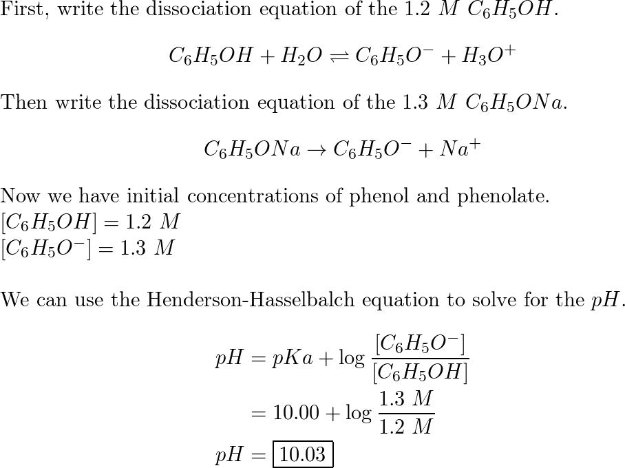 Phenol, C6H5OH