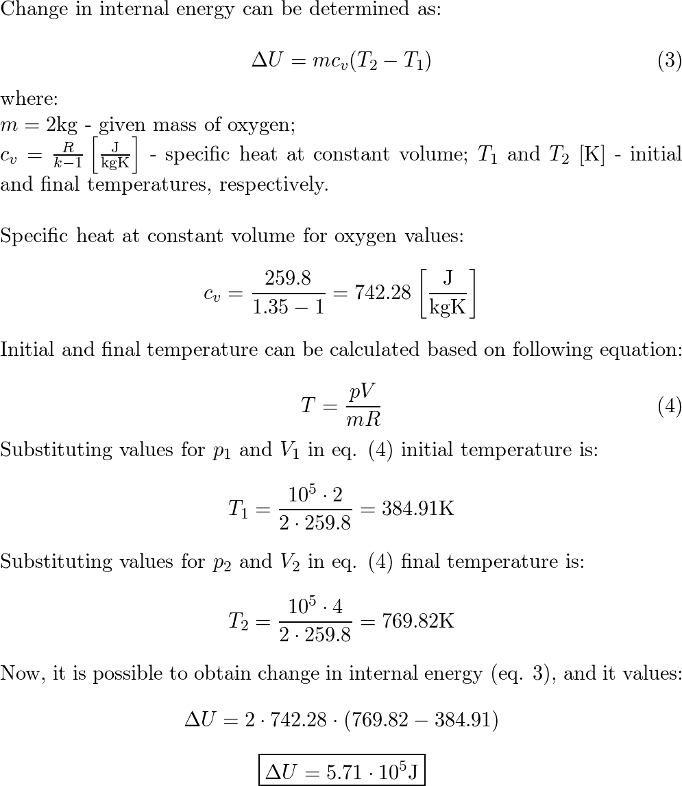 Two Kg Of Oxygen Fills The Cylinder Of A Piston–cylinder Ass 