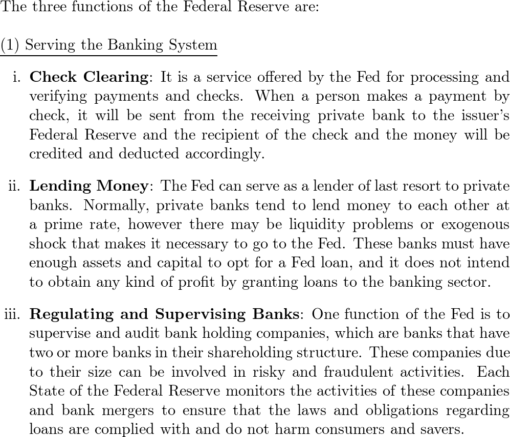 what-are-the-three-functions-of-the-federal-reserve-quizlet