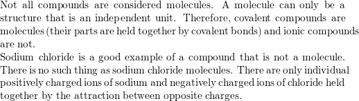 What is the Difference Between a Molecule and a Compound?