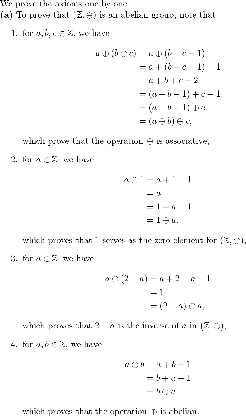 A Book of Abstract Algebra - 9780486474175 - Exercise 1 | Quizlet