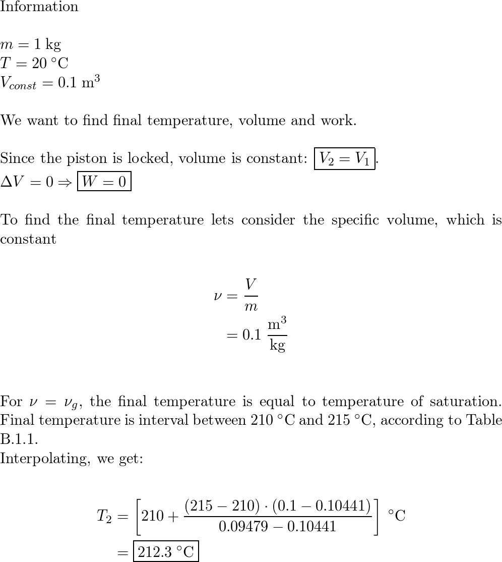 Fundamentals of Thermodynamics - 9781118048917 - Exercise 40 | Quizlet