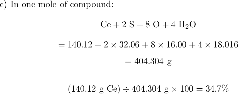 Modern Chemistry - 9780030367861 - Exercise 141 | Quizlet