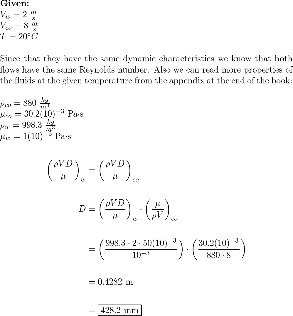 Fluid Mechanics - 9780134649290 - Exercise 41 | Quizlet