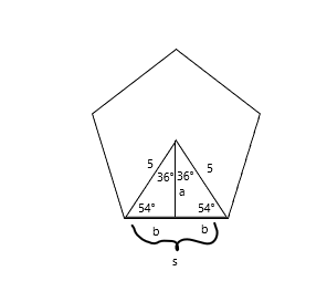 Question Video: Finding the Area of a Regular Pentagon given Its Perimeter