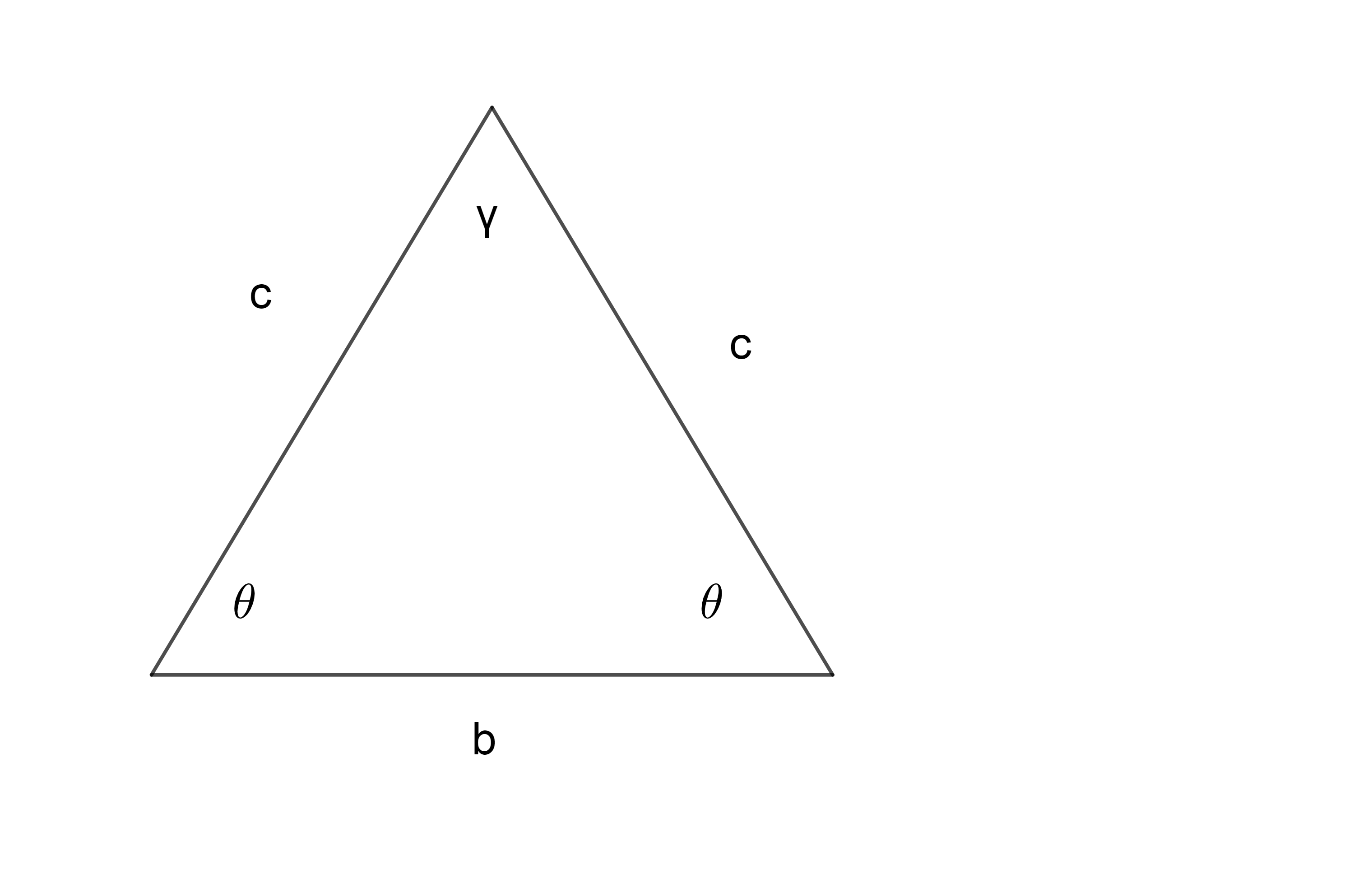 altitude of an isosceles triangle
