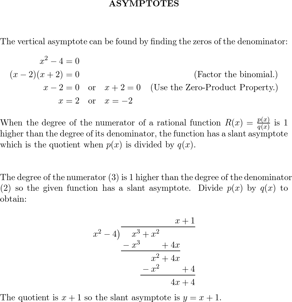 Precalculus Mathematics For Calculus - 9780840068071 - Exercise 71 ...