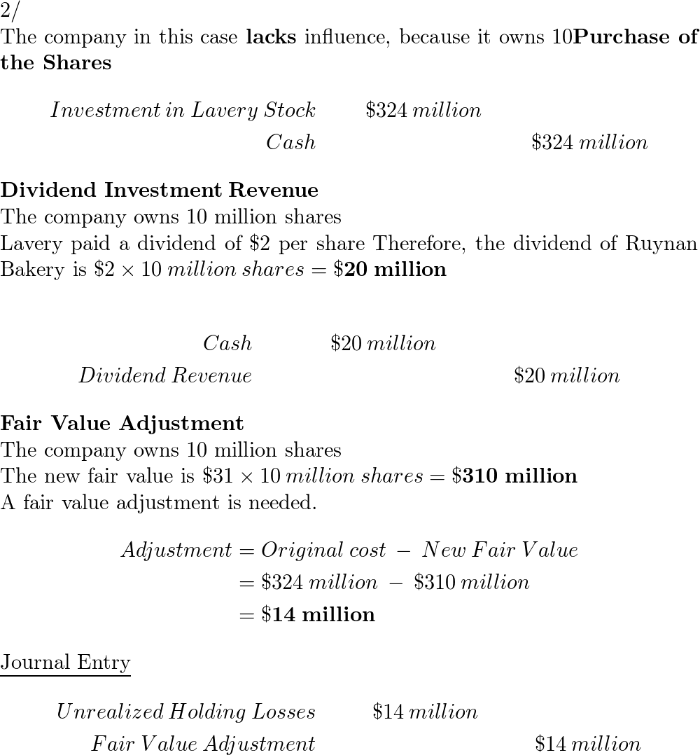 Solved On January 4,2024 , Runyan Bakery paid $350 million