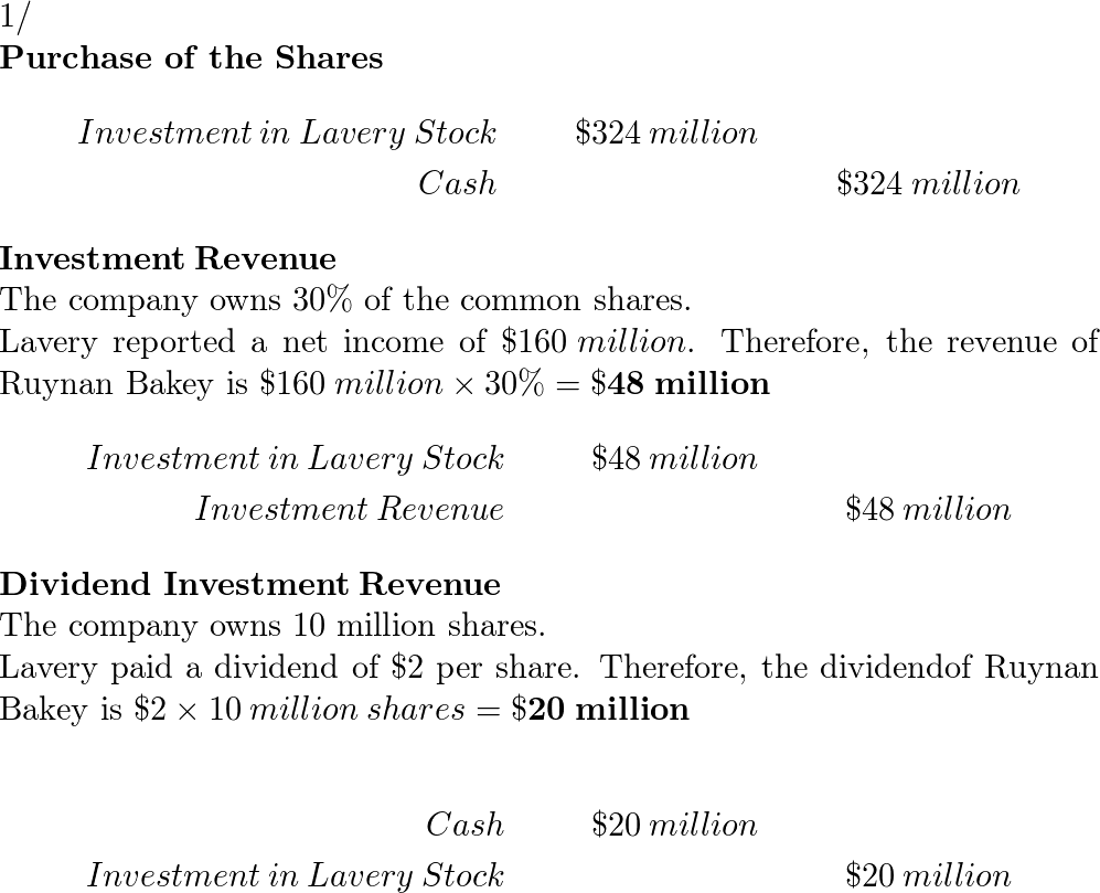 Solved On January 4,2024 , Runyan Bakery paid $350 million