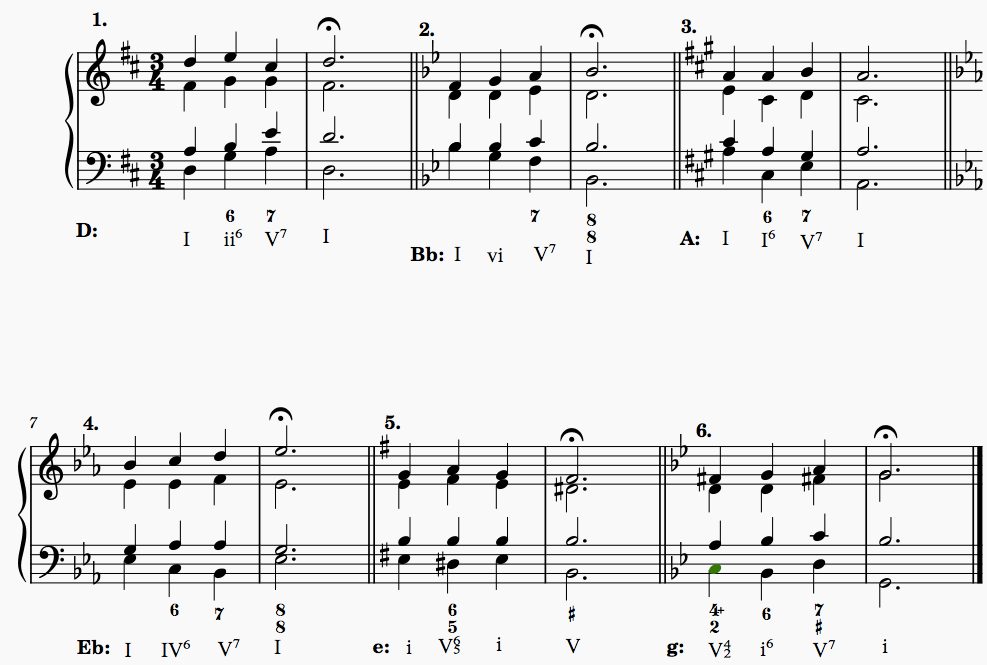 Music In Theory And Practice - 9780073101873 - Exercise 6 | Quizlet