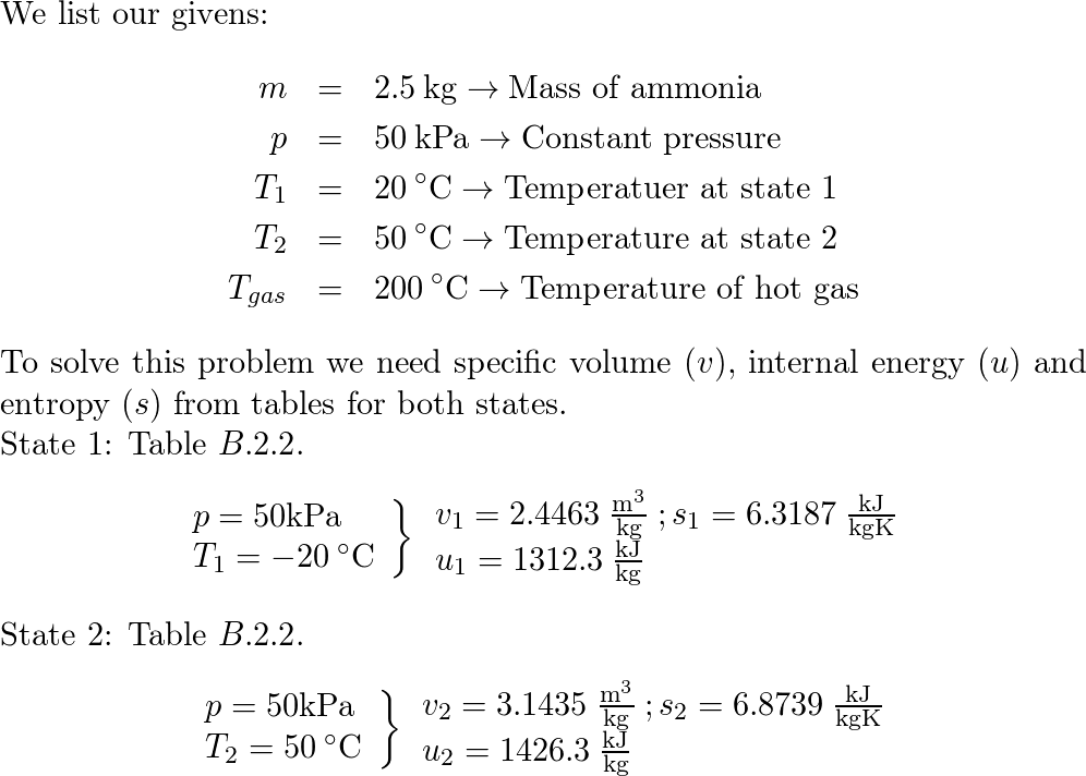 Fundamentals of Thermodynamics - 9781118048917 - Exercise 129 | Quizlet