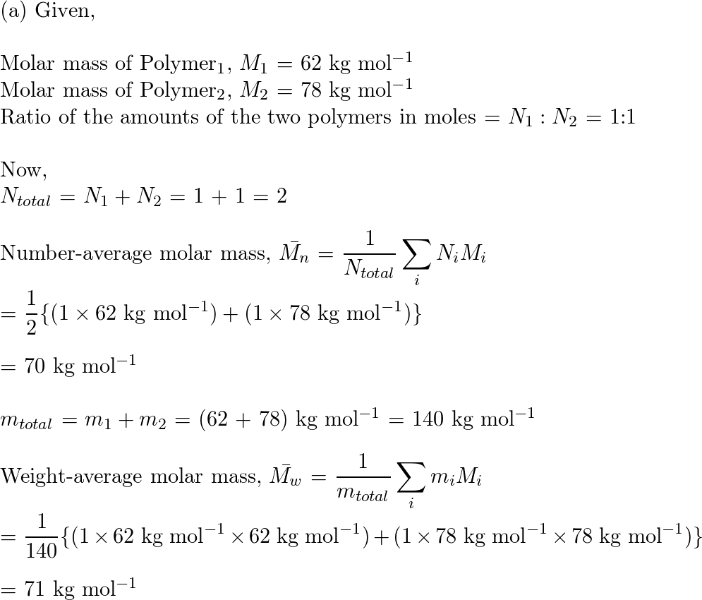 Solved A) Calculate the average mass of a single M&M using
