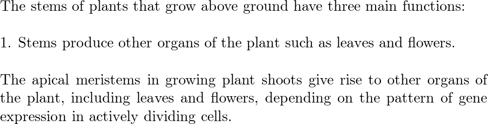 What are the functions of the stems of a creeper plant? - Quora