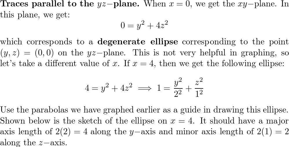 Solved Use traces to sketch the surface If an answer does  Cheggcom
