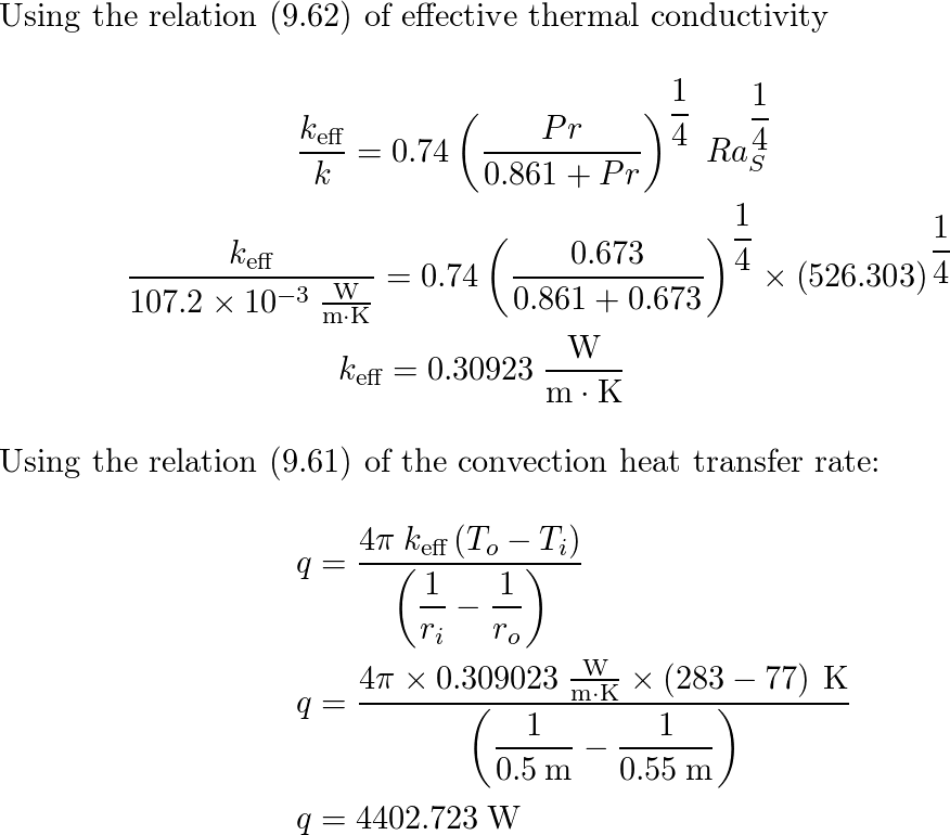 Introduction to Heat Transfer - 9780470501962 - Exercise 107 | Quizlet