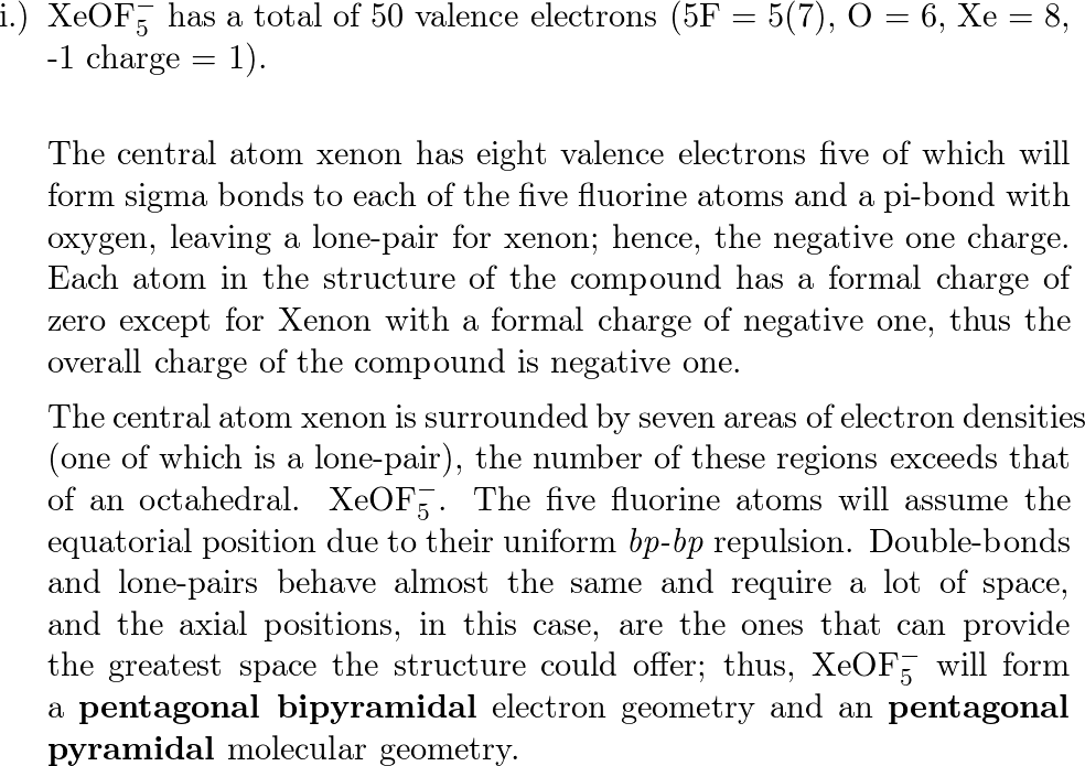 Inorganic Chemistry - 9780321917799 - Exercise 10 | Quizlet