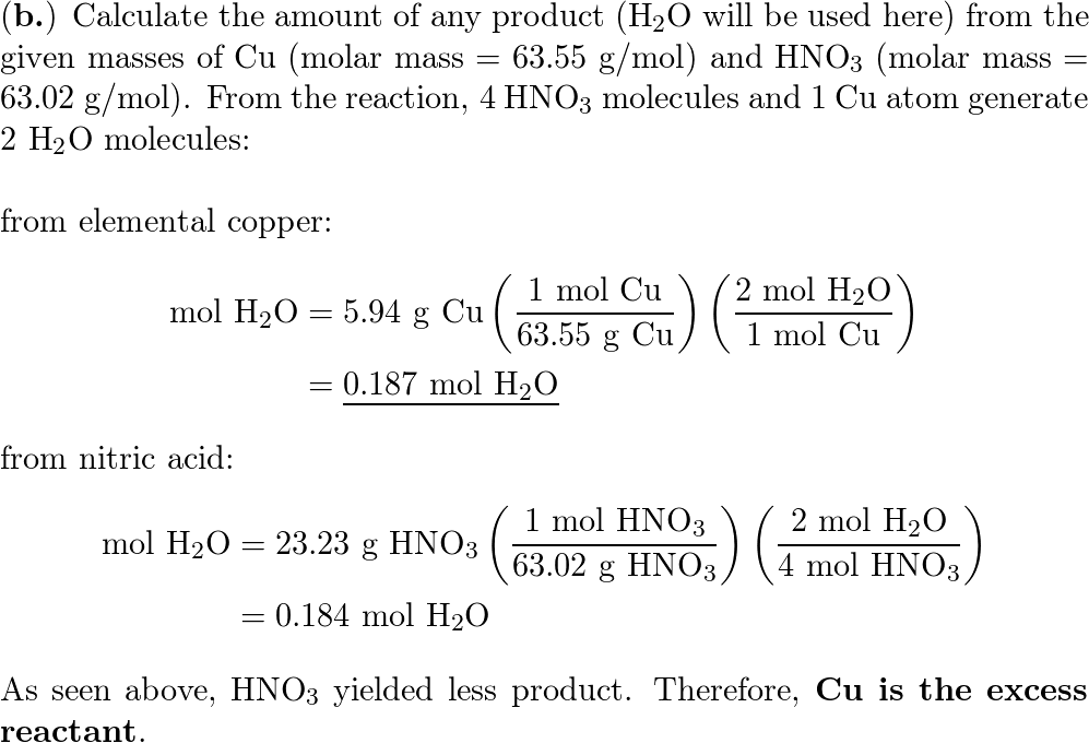 Copper is changed to copper(II) ions by nitric acid accordin | Quizlet