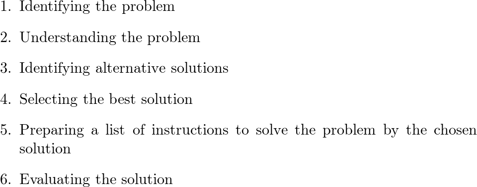 problem solving and programming concepts answers