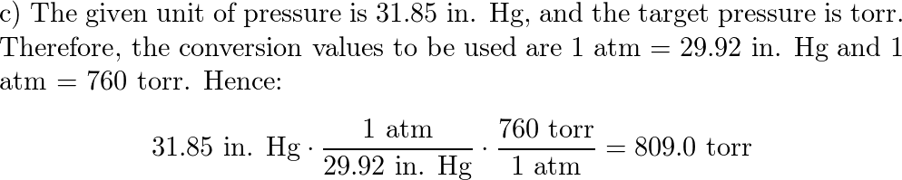 31.85 hg to 2025 torr