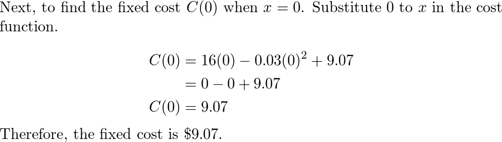 Solved LUSS Cym on dollars to produce g million units, these