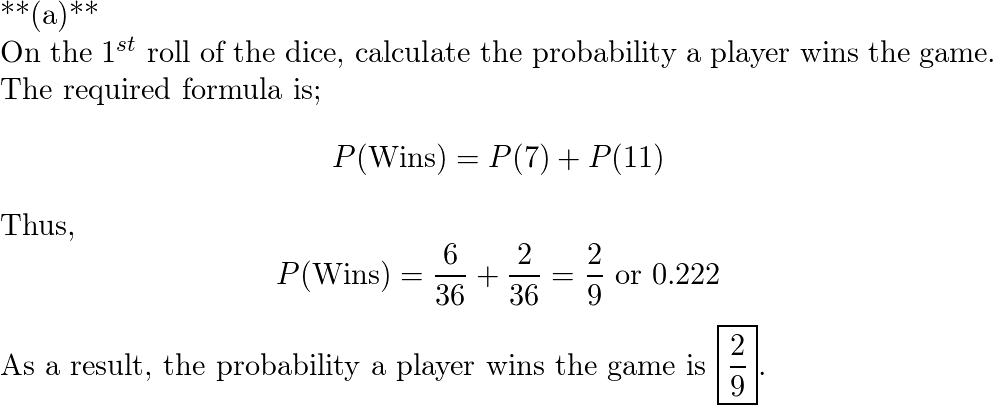  Page 2 : Rolling a seven