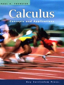 Calculus: Concepts and Applications 2nd Edition by Foerster