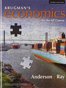 Krugman's Economics for the AP Course 3rd Edition by David Anderson, Margaret Ray