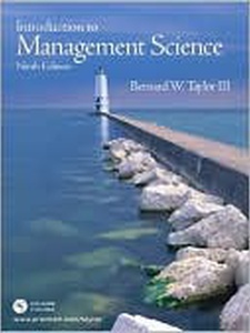 Introduction to Management Science 9th Edition by Bernard Taylor
