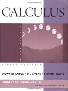 Calculus Late Transcendentals Single Variable - 9th Edition - Solutions ...