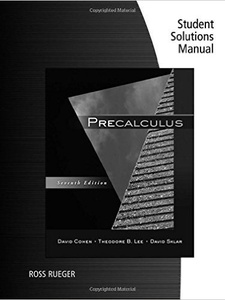 Precalculus - 7th Edition - Solutions And Answers | Quizlet