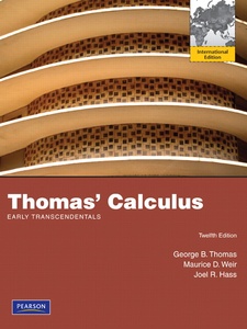 Thomas' Calculus: Early Transcendentals, International Edition ...