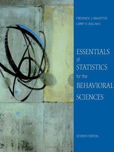 Essentials Of Statistics For The Behavioral Sciences - 7th Edition ...