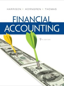 Financial Accounting 9th Edition by Charles T. Horngren, Walter T Harrison, Walter T. Harrison Jr.