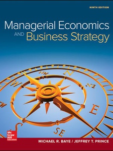 Managerial Economics and Business Strategy - 9781259354342 - Exercise ...