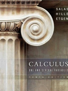 Calculus: One and Several Variables 10th Edition by Einar Hille, Garret J. Etgen, Saturnino L. Salas