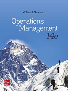Operations Management 14th Edition by William Stevenson