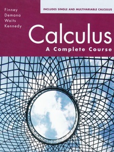 Calculus: A Complete Course - 1st Edition - Solutions And Answers 