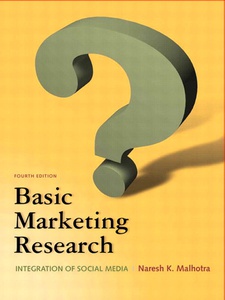 Basic Marketing Research - 4th Edition - Solutions And Answers | Quizlet