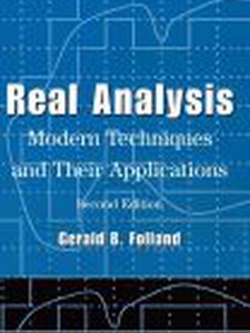 Real Analysis: Modern Techniques And Their Applications - 2nd Edition ...