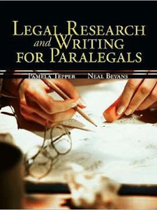 legal research and writing for paralegals course