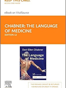 The Language of Medicine 12th Edition by Davi-Ellen Chabner