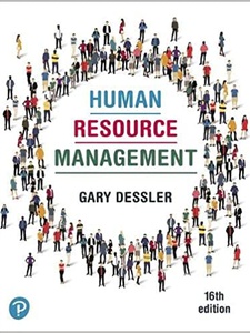 Human Resource Management 16th Edition by Gary Dessler
