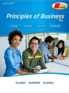 Principles of Business 8th Edition by Brad Kleindl, James L. Burrow, Les Dlabay