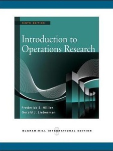 Introduction To Operations Research - 9th Edition - Solutions And ...