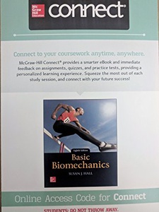 Free Solutions For Basic Biomechanics | Quizlet