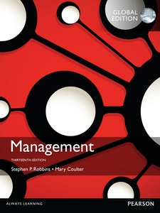 Management - 13th Edition - Solutions And Answers | Quizlet