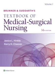 Brunner and Suddarth's Textbook of Medical-Surgical Nursing 14th Edition by Janice L Hinkle, Kerry H Cheever