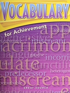 Vocabulary for Achievement: Fourth Course 4th Edition by Margaret Ann Richek