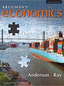 Krugman's Economics for the AP Course 3rd Edition by David Anderson, Margaret Ray