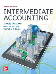 Intermediate Accounting 9th Edition by James F. Sepe, J. David Spiceland, Mark W. Nelson, Wayne Thomas